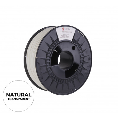 C-Tech 3DF-P-PLA1.75-NAT 3D филамент, ПРЕМИУМ ЛИНИЯ, PLA, естествен, 1,75mm, 1kg