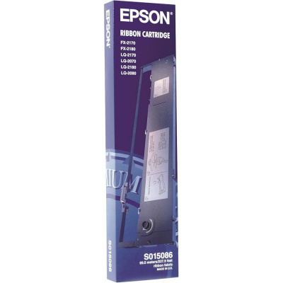 Epson C13S015086, черно, оригинална боядисваща лента