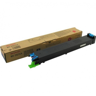 Sharp MX-31GTCA лазурен (cyan) оригинален тонер