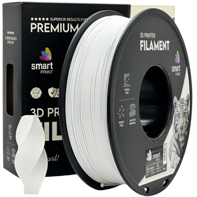 Smart Print FG-S82-E1, 3D филамент, PLA, 1,75mm, 1000g, Бял (Meta white)