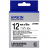 Epson LabelWorks LK-4WBW C53S654016 12мм x 9м, черно копиране / бял фон, силно лепищ, оригинален лента
