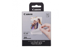 Canon Ink Paper Set XC-20L, XC-20L, комплект мастило и фотохартия хартия, 20 отпечатъка, 54x85 mm тип smooth,protective coating, 6755C002