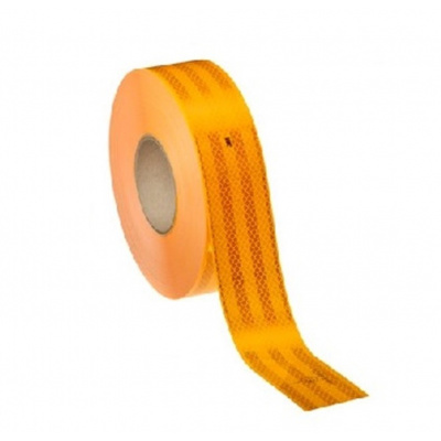 3M 983-21 Diamond Grade Отражателна флуоресцентна лента, жълто, широчина 55 мм, метраж