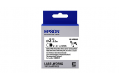 Epson LK-4WBA3 C53S654903 4мм x 3м, черно копиране / бял фон, оригинален термоусадочен шлаух