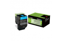 Lexmark 80C2HCE лазурен (cyan) оригинален тонер