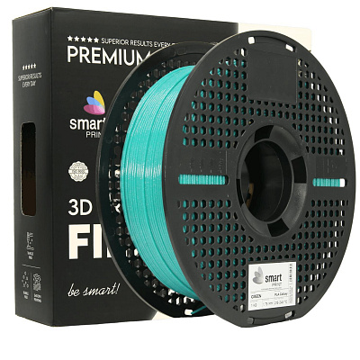 Smart Print FG-S177-E1, 3D филамент, PLA, 1,75mm, 1000g, Зелен (Galaxy green)