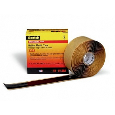 3M 2228 Scotch изолационна и уплътнителна двуслойна лента, 25,4 mm x 3 m
