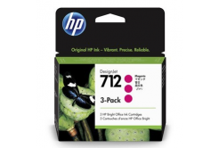 HP 712 3ED78A магента (magenta) 3 бр оригинална касета