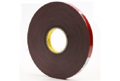 3M VHB 4611-F, 19 мм x 3 м, тъмно сива двустранно залепваща акрилна лента, дебелина 1,1 мм
