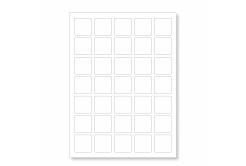 Самозалепващи етикети 30 x 30 mm, 54 етикети, A4, 100 листа