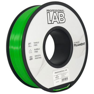 Professional Lab FG-P6-E1, 3D филамент, ABS+, 1,75mm, 1000g, Зелен (Green)