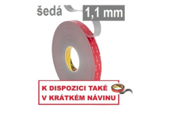 3M VHB™ GPH-110GF Oboustranně silně lepicí páska, tl. 1,1 mm 15 mm x 33 m