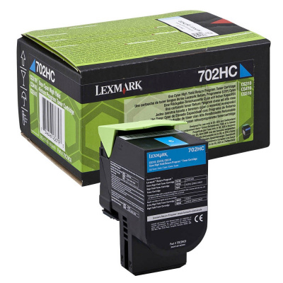 Lexmark 70C2HCE лазурен (cyan) оригинален тонер