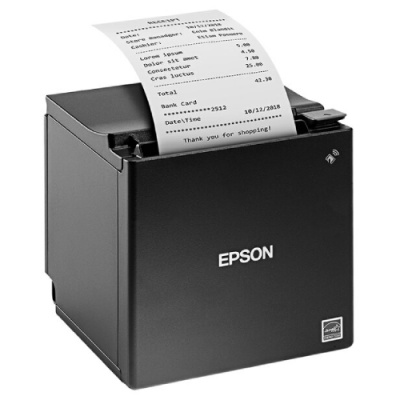 Epson TM-m30III C31CK50152, Фискален принтер, USB, USB-C, BT, Ethernet, Wi-Fi, 8 точки/мм (203 dpi), фреза, черен