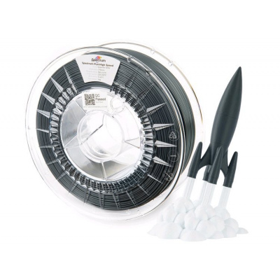 Spectrum 81069 3D филамент, PLA High Speed, 1,75mm, 1000g, сив гранит