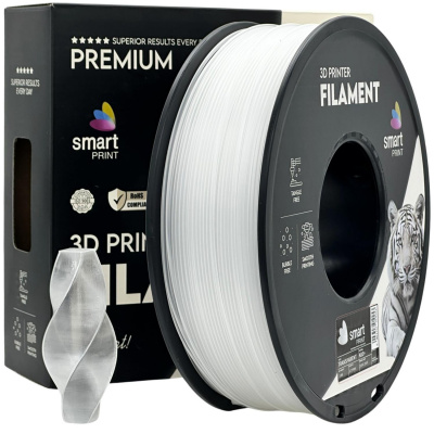 Smart Print FG-S11-E1, 3D филамент, ABS+, 1,75mm, 1000g, Прозрачен (Transparent)