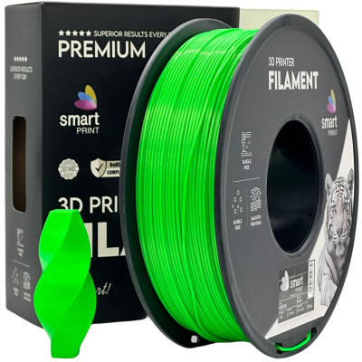 Smart Print FG-S59-E1, 3D филамент, PLA+, 1,75mm, 1000g, Зелен (Green)