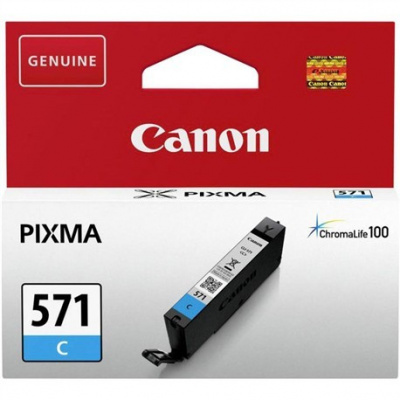 Canon CLI-571C 0386C001 циан (cyan) оригинална касета