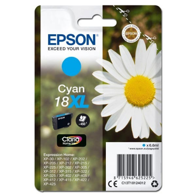 Epson 18XL C13T18124012 циан (cyan) оригинална касета