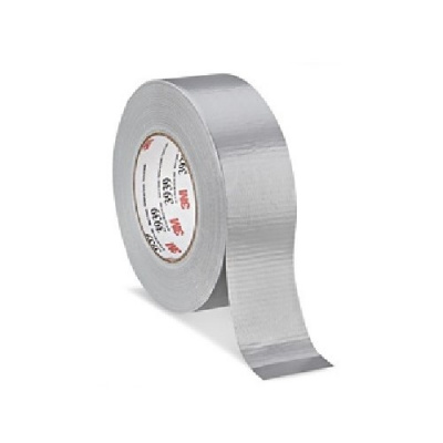 3M 3939 Duct Tape, текстилна лента сребриста, 48 мм x 54,8 м