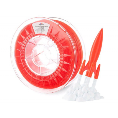 Spectrum 81053 3D филамент, PLA High Speed, 1,75mm, 1000g, Червен (Neo red)