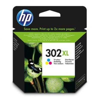 HP 302XL F6U67AE цвят оригинална касета