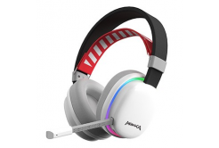 Marvo MONKA HG9069W, слушалки с микрофон, бели, с подсветка, Tri-mode