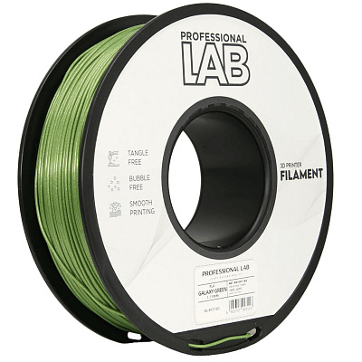 Professional Lab FG-P177-E1, 3D филамент, PLA, 1,75mm, 1000g, Зелен (Galaxy green)