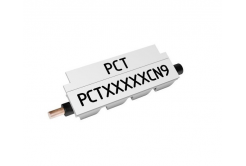 Partex PCT30012CN9, 2,5-3,3мм, 12мм, бял, 1400 бр, профил с непрекъснато закрепване