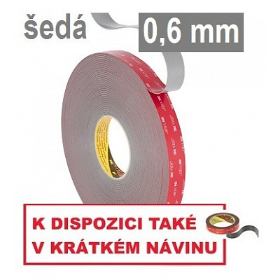 3M VHB™ GPH-060GF Oboustranně silně lepicí páska, tl. 0,6 mm 12 mm x 33 m