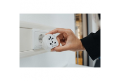 Verbatim WTEU-02 49549 World-to-Europe, адаптер за пътуване, бял