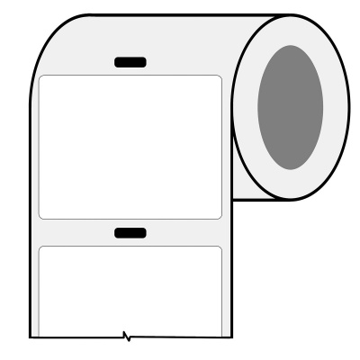 Brady BPT-642-461-AW / 217095, термо хартиени етикети, 57.15 mm x 19.05 mm