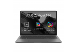 ASUS Zenbook S 14 OLED/UX5406AA-OLED234XZ/U9-386H/14"/2880x1800/T/32GB/1TB/Intel int/W11P/Сив/2R
