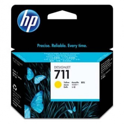 HP 711 CZ132A жълт (yellow) оригинална касета