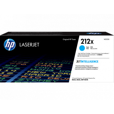 HP 212X W2121X лазурен (cyan) оригинален тонер