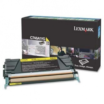 Lexmark C746A1YG жълт (yellow) оригинален тонер