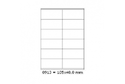 Самозалепващи етикети 105 x 48 mm, 12 етикети A4, 100 листа