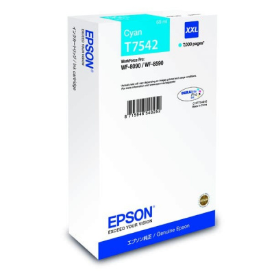 Epson T7542 XXL C13T754240 циан (cyan) оригинална касета