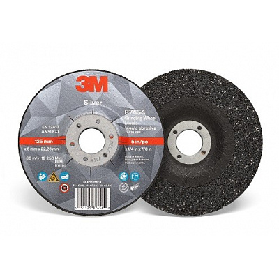 3M Silver шлифовъчен диск T27 125 mm x 7 mm