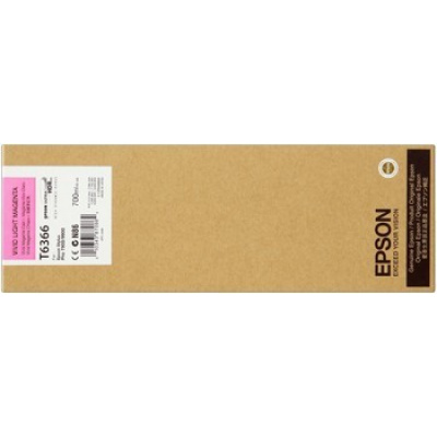 Epson T636600 светло пурпурно (light magenta) оригинална касета