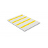 Partex PWL2517068D4SM етикети за навиване 25,4x68 мм, жълто A4, 10x28 бр