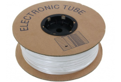 PVC кръгла тръба за маркиране BA-40, 4 mm, 200 m, Бял