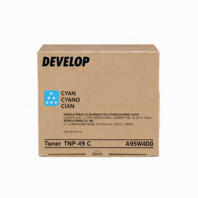 Develop TNP-49C A95W4D0 циан (cyan) оригинален тонер