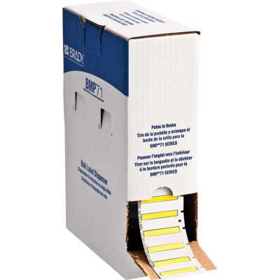 Brady BM-125-175-342-YL / 174428, Bulk PermaSleeve маркерни ръкави за кабели, 44.83 mm x 6.00 mm
