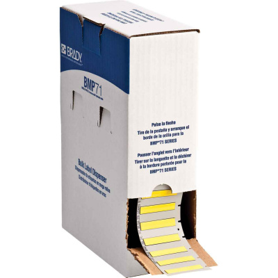 Brady BM-187-175-342-YL / 174449, Bulk PermaSleeve маркерни ръкави за кабели, 44.83 mm x 8.50 mm