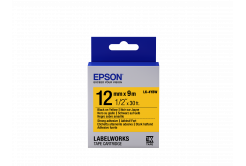 Epson LabelWorks LK-4YBW C53S654014 12мм x 9м, черно копиране / жълт фон, силно лепищ, оригинален лента