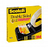 3M Scotch Двустранна лепяща лента за опаковане на много видове пакети, прозрачна, 12 мм x 33 м (665)
