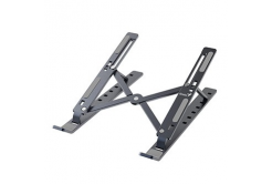 Поставка за лаптоп, G-Stand M250, регулируема, сива, алуминий, Genius