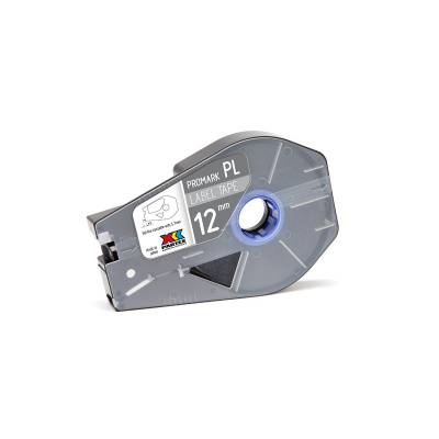 Partex PROMARK-PL120CN8, сребърна самозалепваща лента, 12мм, 27м