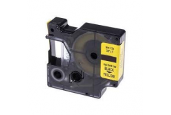 Съвместима лента с Dymo 18054, S0718290, 9mm x 1, 5m черен печат / жълт фон